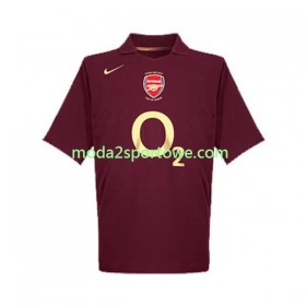 Koszulka Arsenal Retro Domowe Stroje Piłkarskie 2005 Krótki Rękaw
